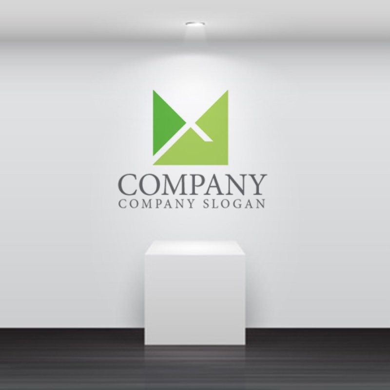 画像4: M・四角・三角・アルファベット・ロゴ・マークデザイン4170 (4)