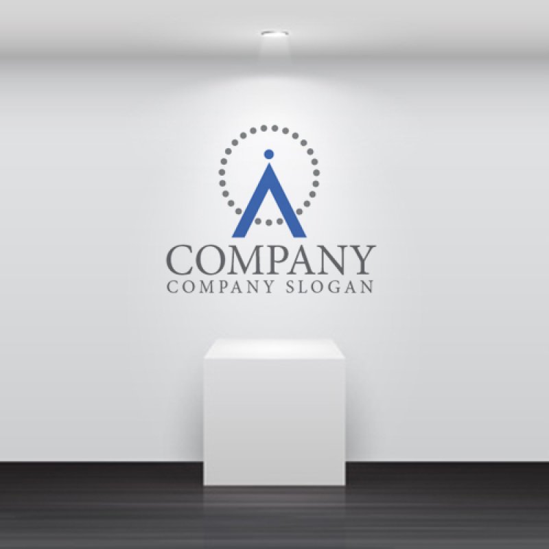 画像4: A・O・輪・観覧車・アルファベット・ロゴ・マークデザイン4171 (4)