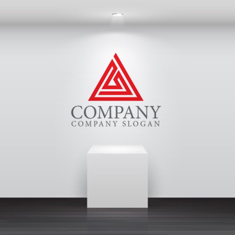 画像4: A・ム・三角・アルファベット・ロゴ・マークデザイン4193 (4)