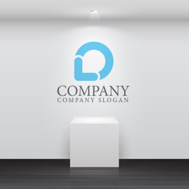 画像4: L・拡大・広がり・アルファベット・ロゴ・マークデザイン4217 (4)