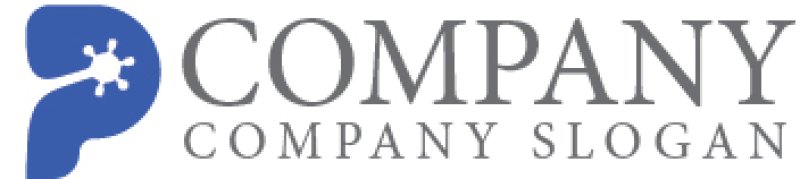 画像6: P・星・上昇・魔法の杖・アルファベット・ロゴ・マークデザイン4218 (6)