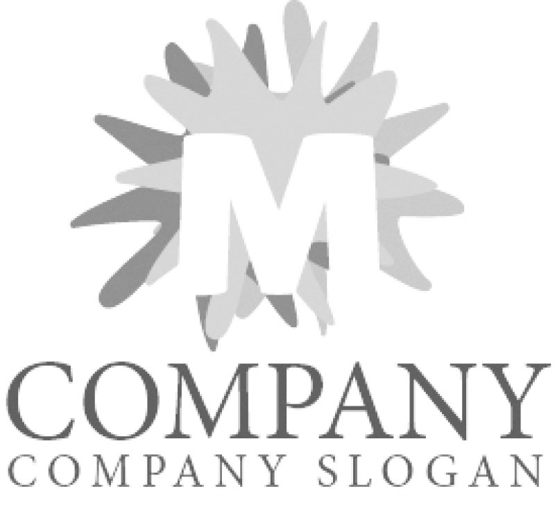 画像5: M・カラフル・広がり・アルファベット・ロゴ・マークデザイン4234 (5)