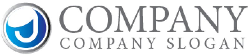 画像6: J・輪・グラデーション・ロゴ・マークデザイン4235 (6)