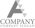 画像5: A・三角・旗・シンプル・アルファベット・ロゴ・マークデザイン4275 (5)