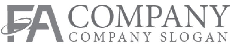 画像5: F・A・楕円・アルファベット・ロゴ・マークデザイン4276 (5)