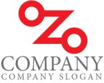 画像1: Z・輪・つながり・アルファベット・ロゴ・マークデザイン4281 (1)