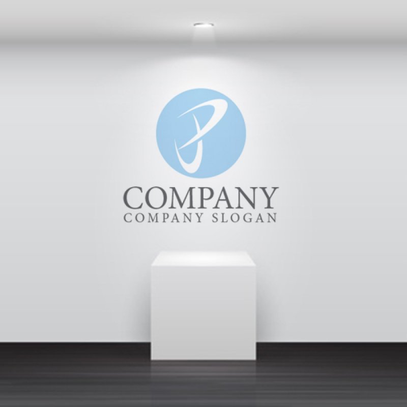 画像4: P・J・曲線・輪・飛躍・アルファベット・ロゴ・マークデザイン4284 (4)