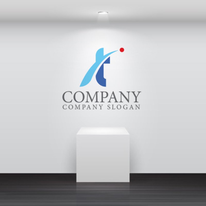 画像4: T・曲線・i・上昇・飛躍・アルファベット・ロゴ・マークデザイン4286 (4)