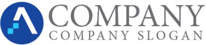 画像6: A・輪・ドット・アルファベット・ロゴ・マークデザイン4303 (6)