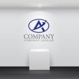 画像4: A・楕円・人・上昇・飛躍・アルファベット・ロゴ・マークデザイン4307