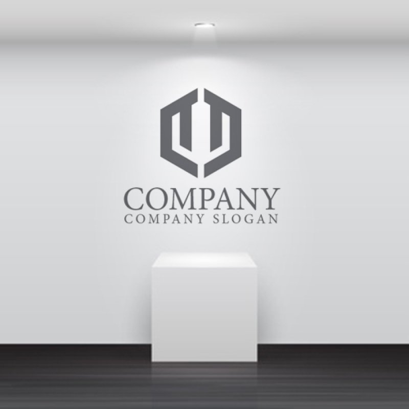 画像4: T・六角形・対称・アルファベット・ロゴ・マークデザイン4312 (4)