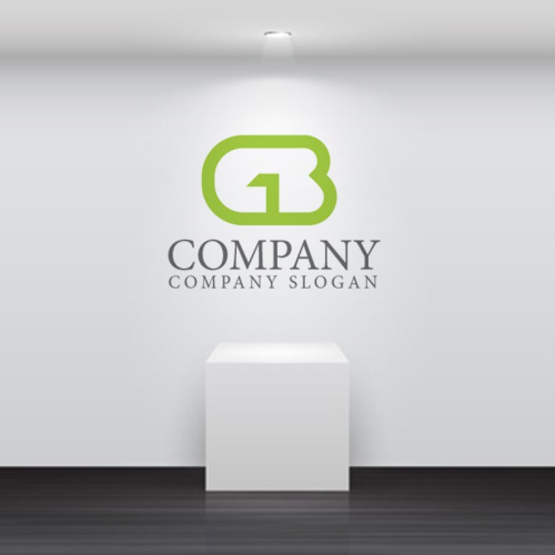 画像4: G・B・アルファベット・ロゴ・マークデザイン4317 (4)