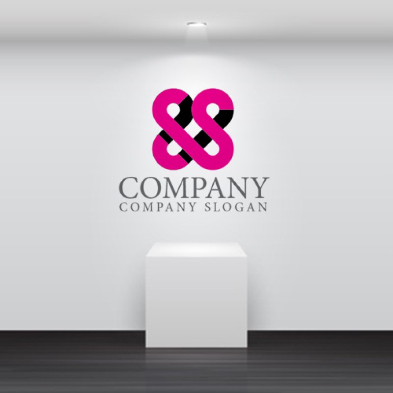 画像4: S・S・繋がり・アルファベット・ロゴ・マークデザイン4330 (4)