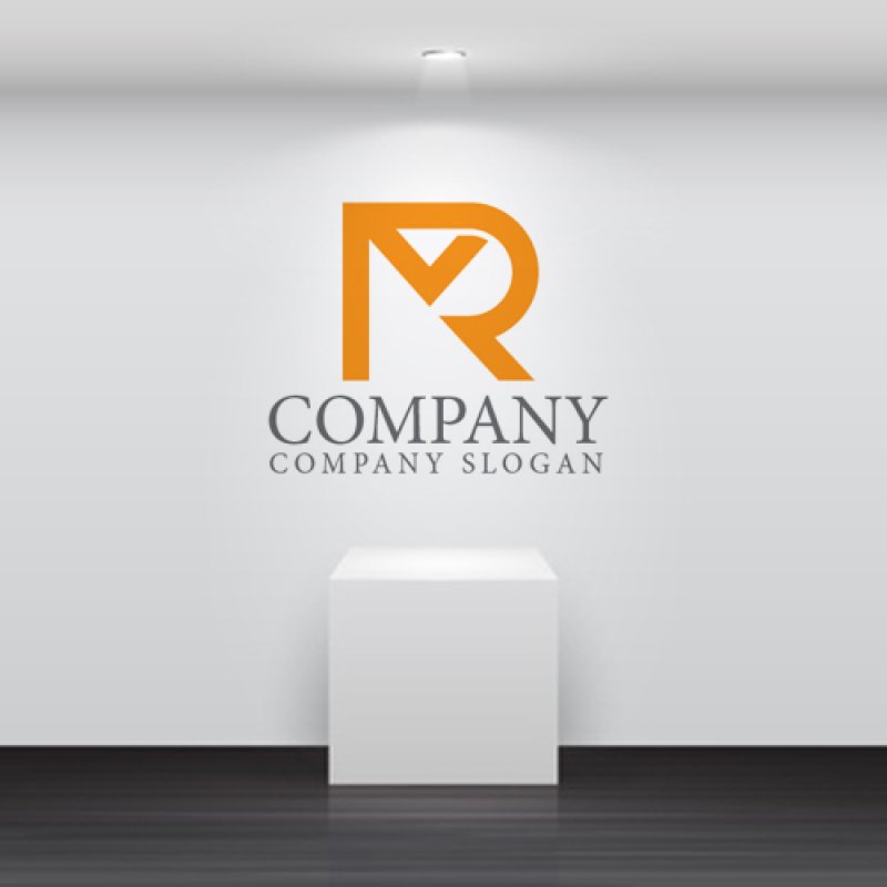 画像4: M・R・アルファベット・ロゴ・マークデザイン4357 (4)