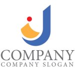 画像1: J・人・i・飛躍・アルファベット・ロゴ・マークデザイン4361 (1)