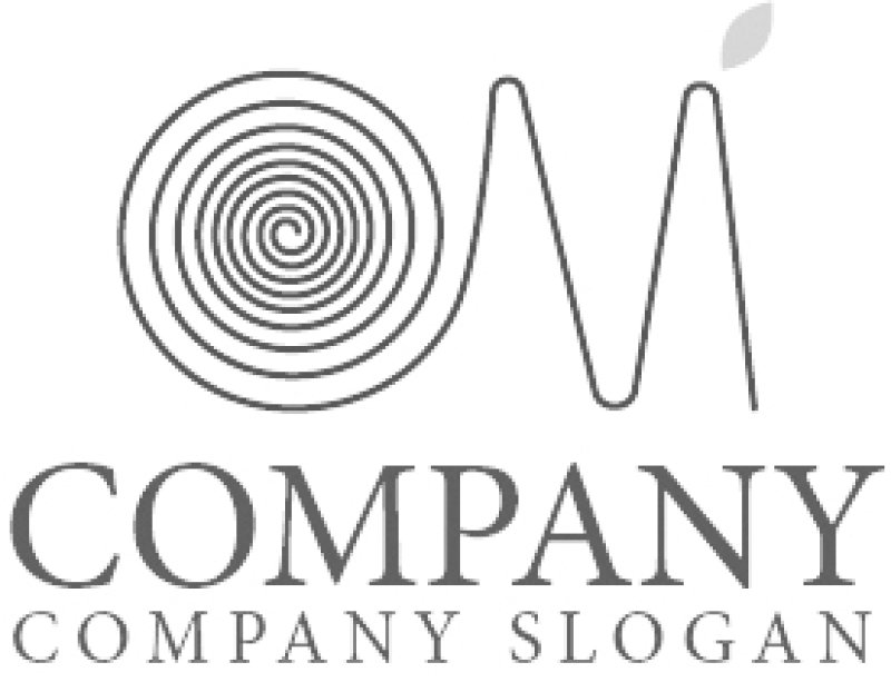 画像5: M・年輪・渦・葉・アルファベット・ロゴ・マークデザイン4368 (5)