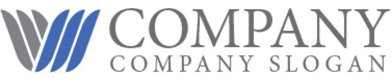 画像6: W・V・羽・連続・アルファベット・ロゴ・マークデザイン4397 (6)