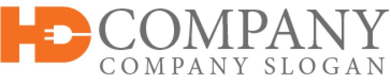 画像6: H・D・プラグ・電気・アルファベット・ロゴ・マークデザイン4423 (6)