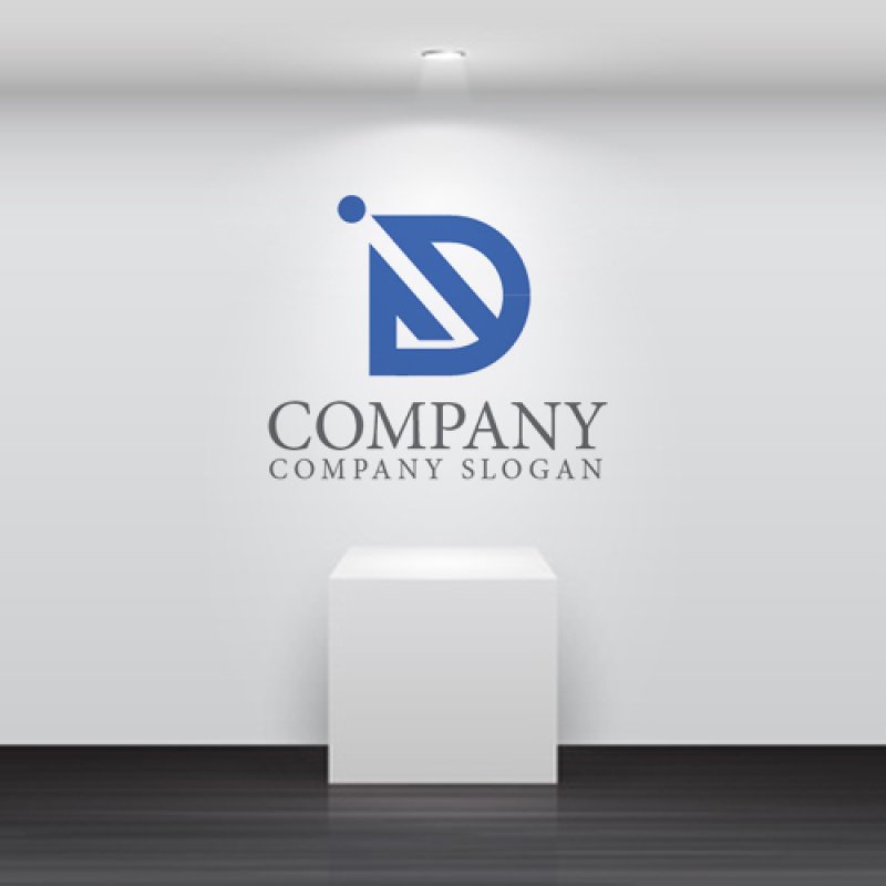 画像4: D・A・上昇・アルファベット・ロゴ・マークデザイン4439 (4)