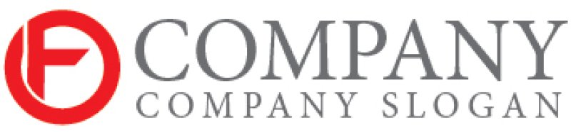 画像6: F・シンプル・輪・アルファベット・ロゴ・マークデザイン4446 (6)