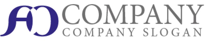 画像6: A・O・アルファベット・ロゴ・マークデザイン4457 (6)