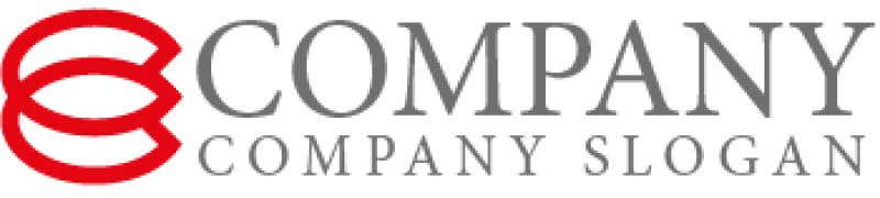 画像6: E・花びら・桜・連続・連結・アルファベット・ロゴ・マークデザイン4462 (6)