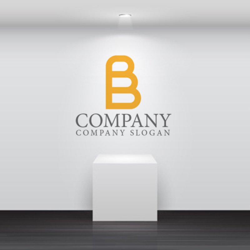 画像4: B・B・重なり・連続・連結・アルファベット・ロゴ・マークデザイン4465 (4)