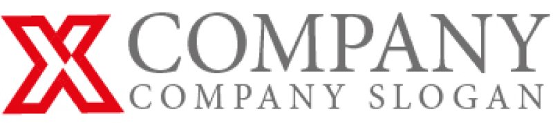 画像6: X・シンプル・アルファベット・ロゴ・マークデザイン4466 (6)