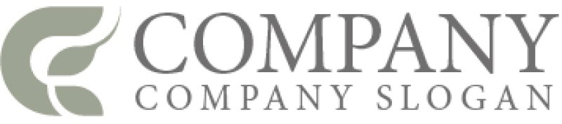 画像6: E・C・葉・飛躍・アルファベット・ロゴ・マークデザイン4486 (6)