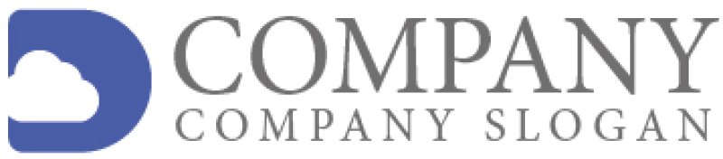 画像6: D・雲・空・アルファベット・ロゴ・マークデザイン4488 (6)