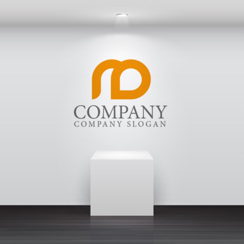 画像4: M・D・吹き出し・アルファベット・ロゴ・マークデザイン4501 (4)