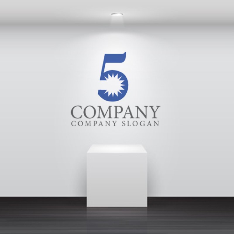 画像4: 5・星・数字・ロゴ・マークデザイン4506 (4)