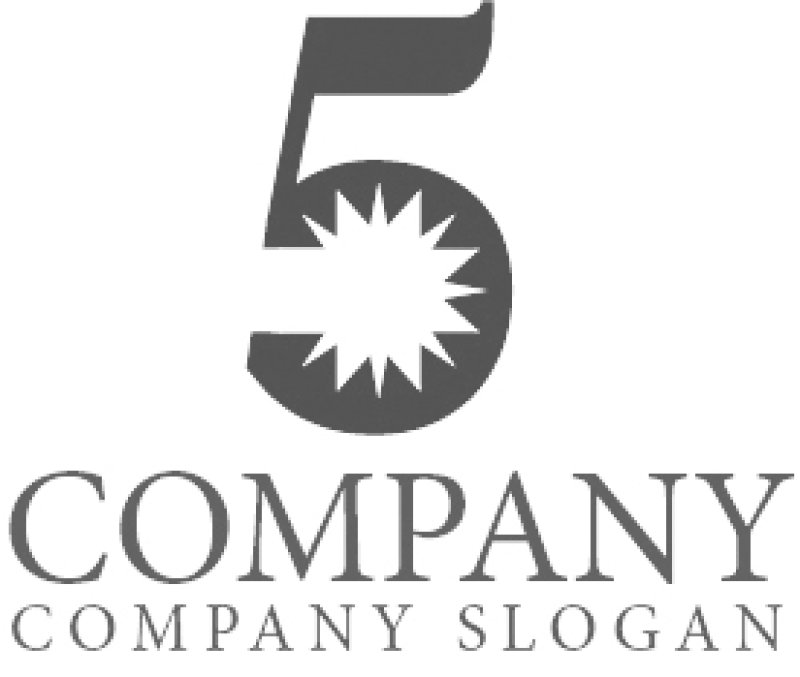 画像5: 5・星・数字・ロゴ・マークデザイン4506 (5)