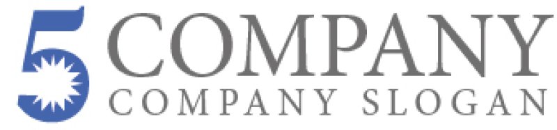 画像6: 5・星・数字・ロゴ・マークデザイン4506 (6)