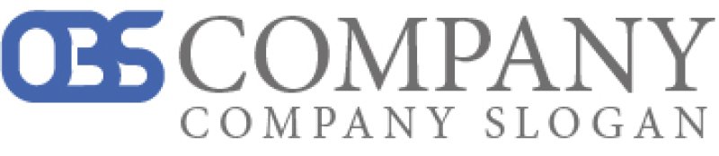 画像6: O・B・S・アルファベット・ロゴ・マークデザイン4508 (6)