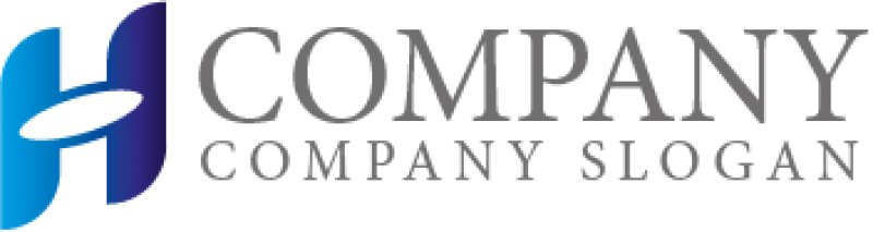 画像6: H・楕円・飛躍・連結・グラデーション・ロゴ・マークデザイン4518 (6)