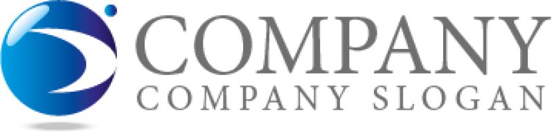 画像6: D・球・曲線・飛躍・未来・スピード・グラデーション・ロゴ・マークデザイン4521 (6)