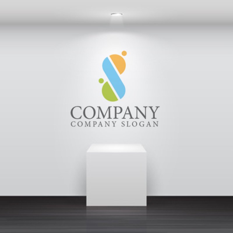 画像4: P・S・人・アルファベット・ロゴ・マークデザイン4539 (4)