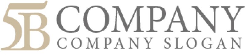 画像6: 5・B・アルファベット・ロゴ・マークデザイン4551 (6)