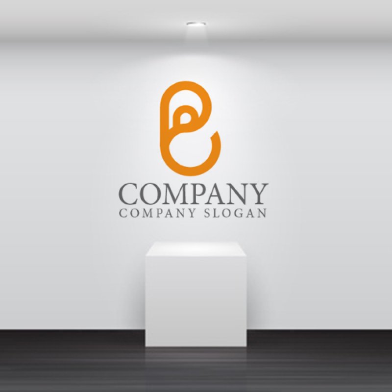 画像4: B・P・目・アルファベット・ロゴ・マークデザイン4553 (4)