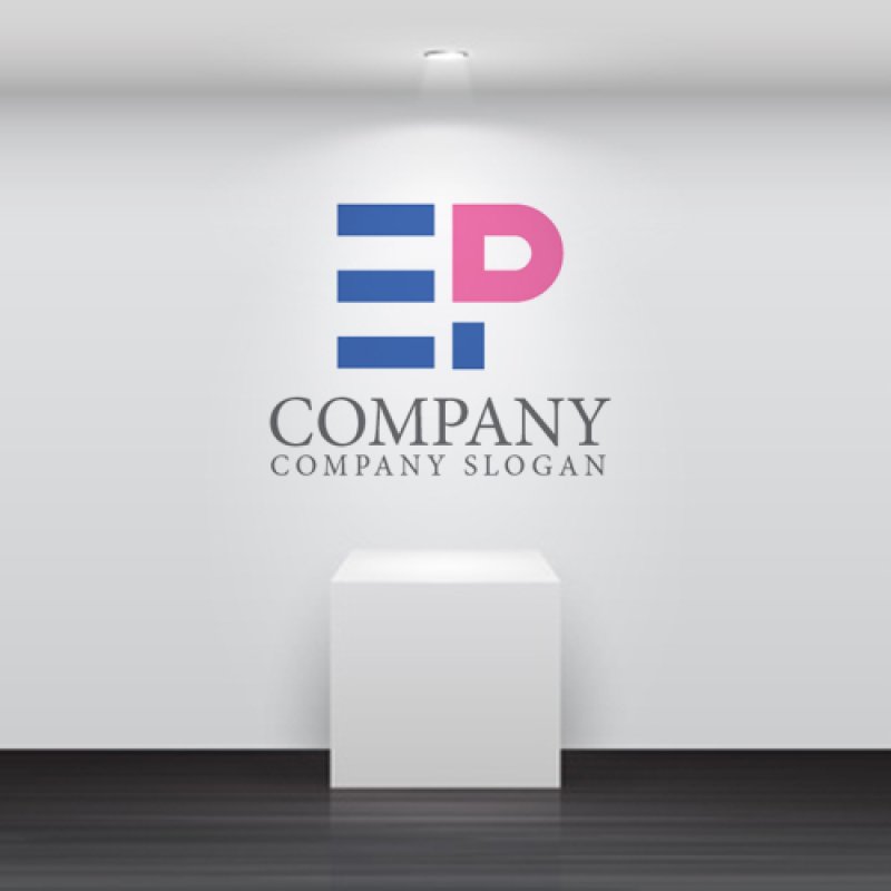 画像4: E・P・アルファベット・ロゴ・マークデザイン4579 (4)