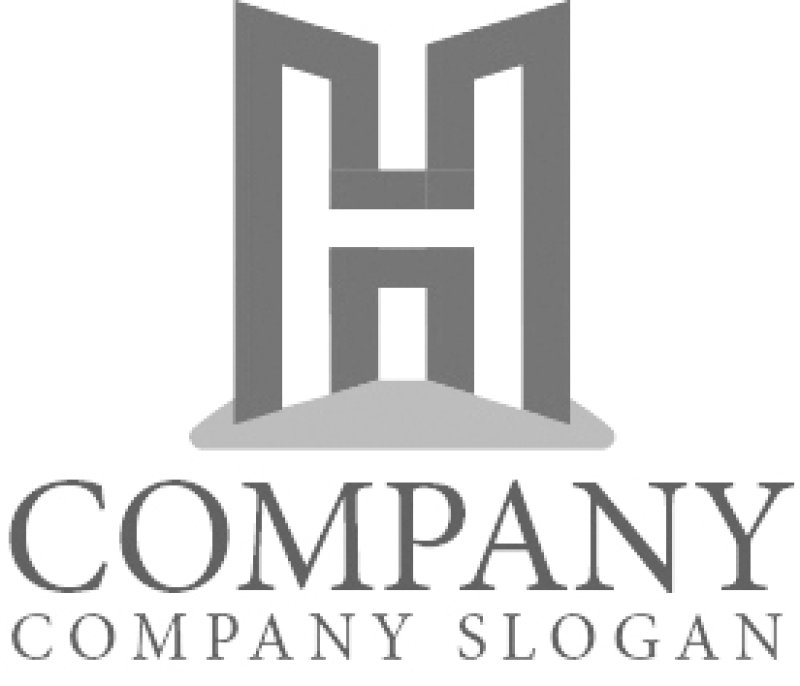 画像5: H・ビル・家・アルファベット・ロゴ・マークデザイン4591 (5)
