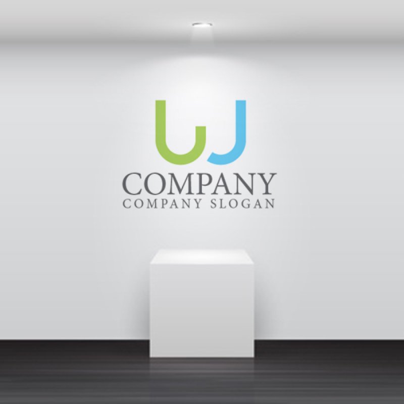 画像4: W・U・J・アルファベット・ロゴ・マークデザイン4613 (4)