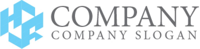 画像6: H・R・六角形・アルファベット・ロゴ・マークデザイン46140 (6)