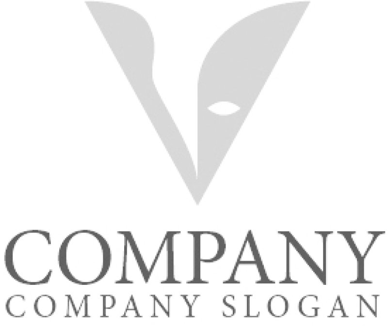 画像5: V・顔・三角形・アルファベット・ロゴ・マークデザイン4618 (5)