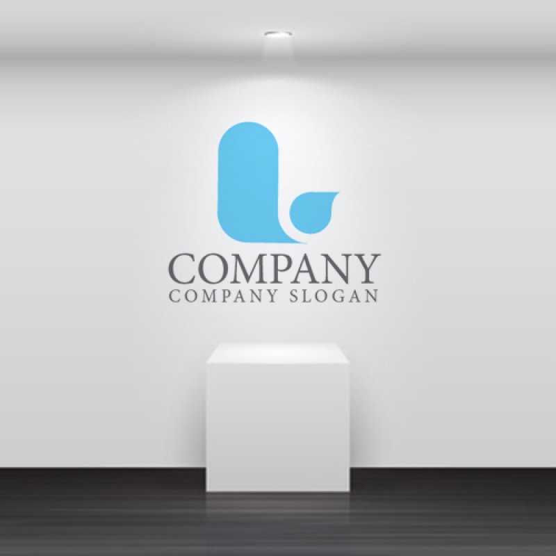 画像4: L・鳥・羽・アルファベット・ロゴ・マークデザイン4630 (4)