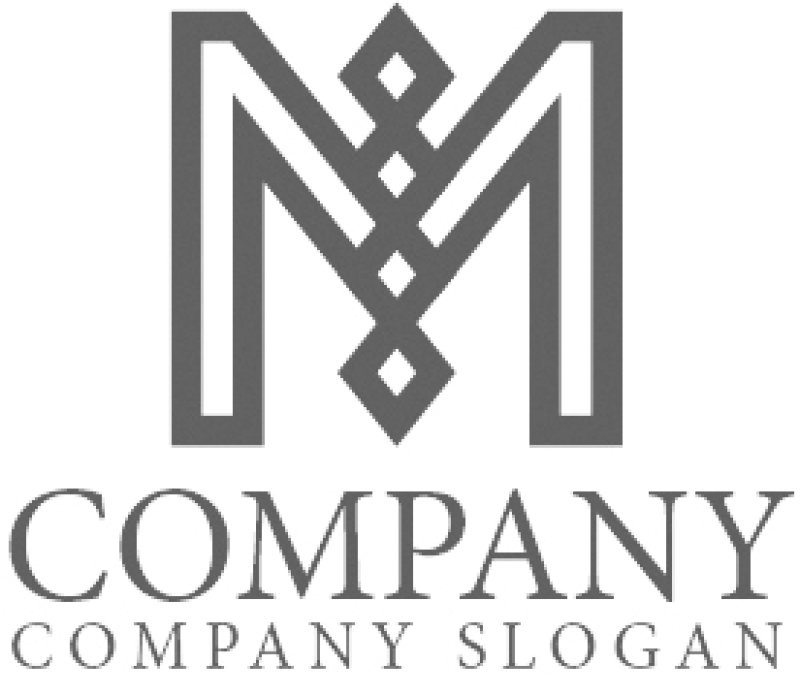 画像5: M・鎖・連続・アルファベット・ロゴ・マークデザイン4638 (5)