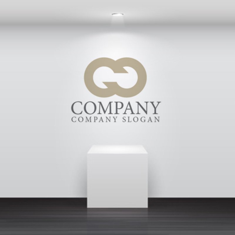 画像4: G・無限・連結・アルファベット・ロゴ・マークデザイン4639 (4)