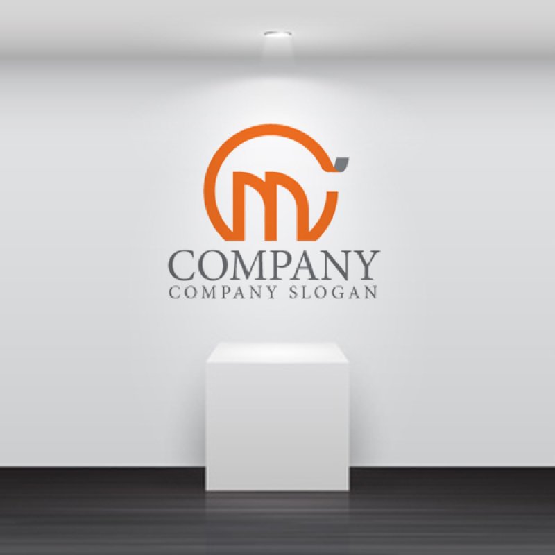 画像4: m・テープ・輪・アルファベット・ロゴ・マークデザイン4644 (4)