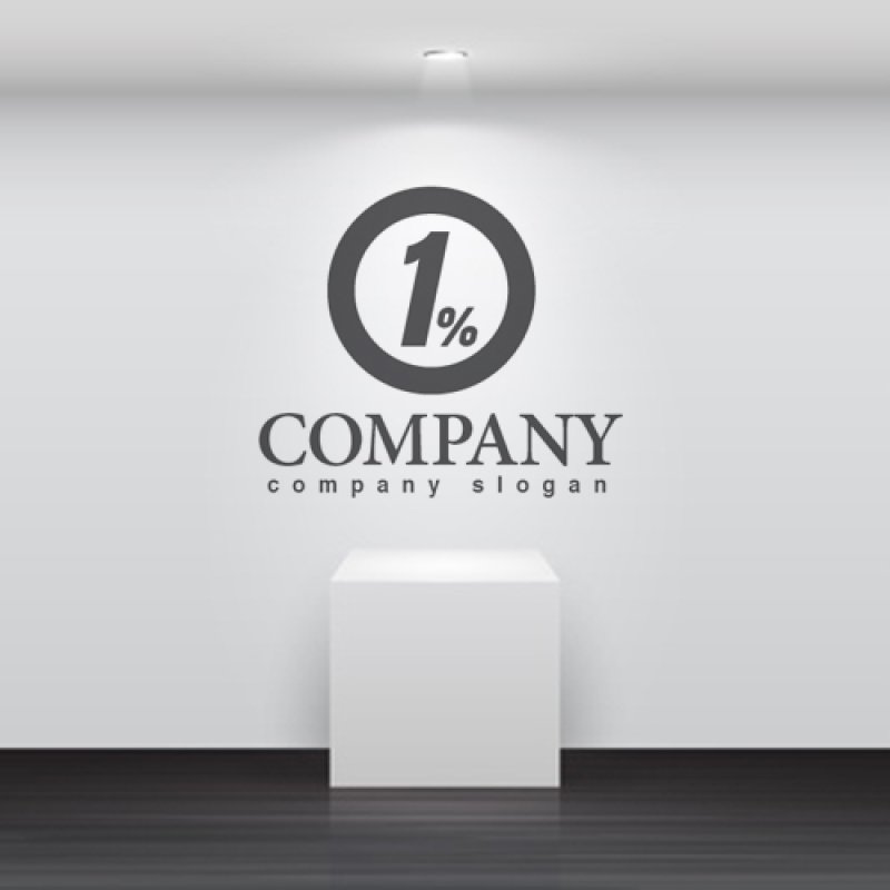 画像4: 1・%・輪・アルファベット・ロゴ・マークデザイン4657 (4)